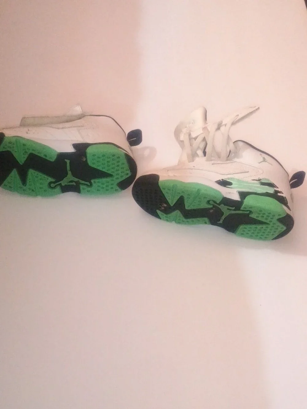 Nike Kids White and Black High-Top Sneakers